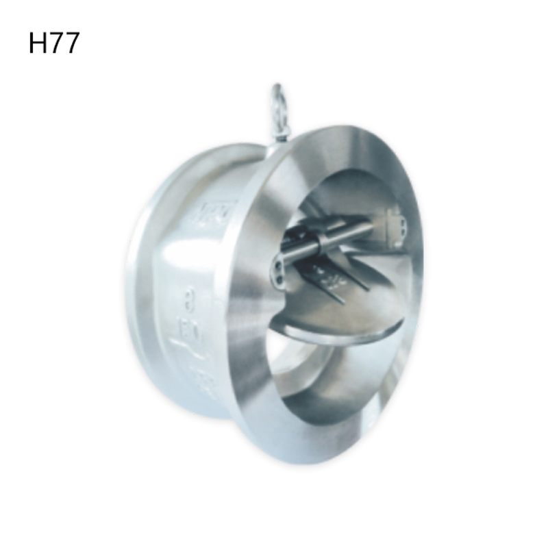 H77斜盤(pán)對夾單瓣旋啟式止回閥(美標)